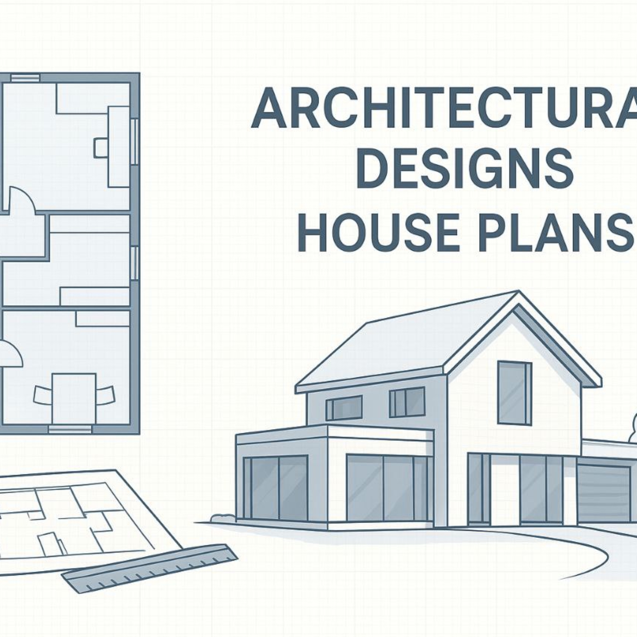 Modern architectural house plans with detailed design layouts and creative home concepts.