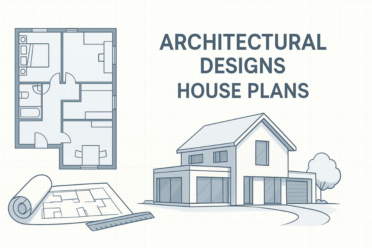 Modern architectural house plans with detailed design layouts and creative home concepts.