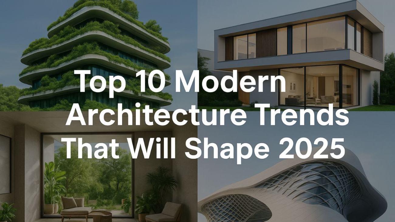 Cutting-edge modern architecture trends 2025 featuring futuristic buildings and innovative designs